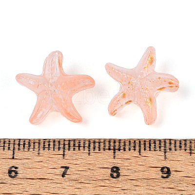 Frosted Glass Beads FGLA-T005-01H-1