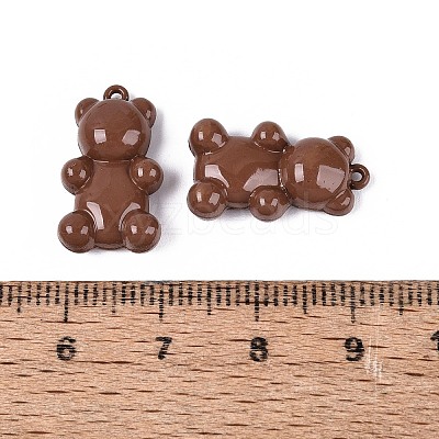 Spray Painted Alloy Pendants PALLOY-Q466-01A-1