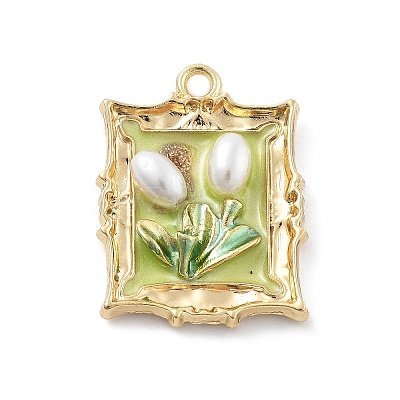 Alloy Enamel Pendants FIND-G089-02G-05-1