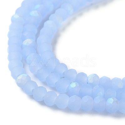 Imitation Jade Glass Beads Strands X1-EGLA-A034-J2mm-MB03-1