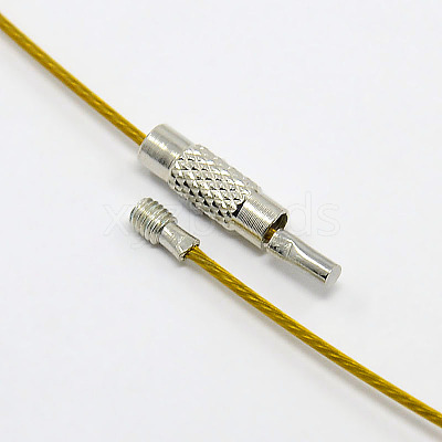 201 Stainless Steel Wire Necklace Cord X-TWIR-SW001-6-1