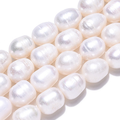 Natural Cultured Freshwater Pearl Beads Strands PEAR-N012-08I-1