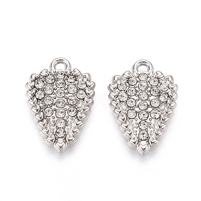 Alloy Rhinestone Pendants FIND-N008-05P-1