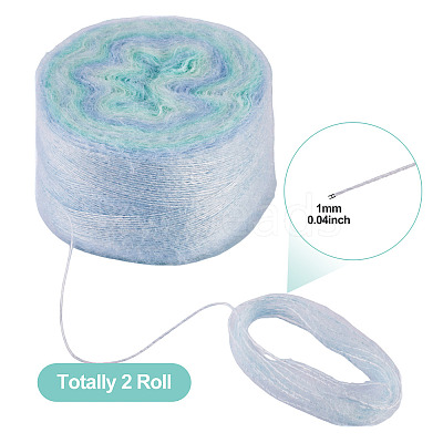 Segment Dyed Knitting Yarn LS-DIY-TAC0033-03H-1