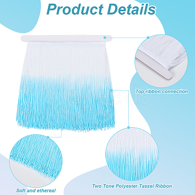 2M Two Tone Polyester Tassel Ribbon OCOR-FG0002-37B-1