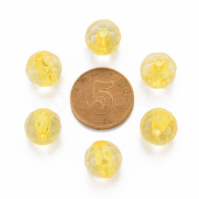 Transparent Acrylic Beads TACR-S154-10A-81-1