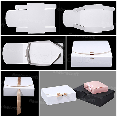 Folding Paper Gift Boxes with Ribbon CON-WH20001-11B-03-1
