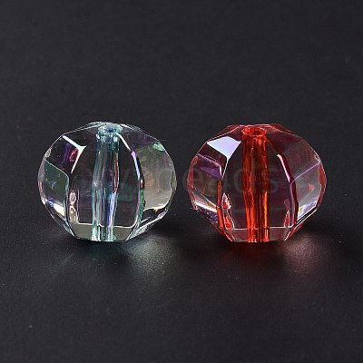 Transparent Acrylic Beads OACR-P011-07J-1