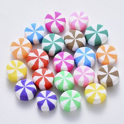 Handmade Polymer Clay Cabochons CLAY-R084-01-1