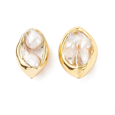 Natural Baroque Pearl Cultured Freshwater Pearl Beads PEAR-F011-23G-1