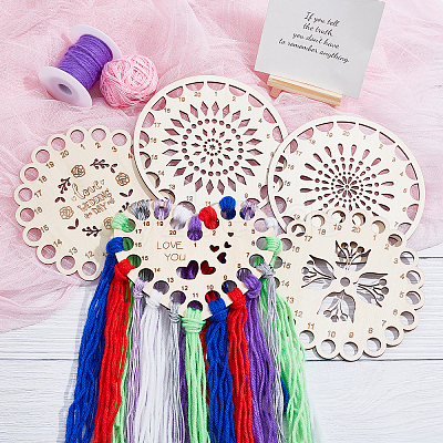 5 Styles Cottonwood Embroidery Floss Organizer DIY-NB0004-91-1