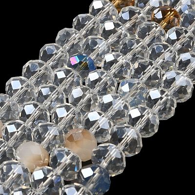 Glass Beads Strands EGLA-A034-M10mm-37-1