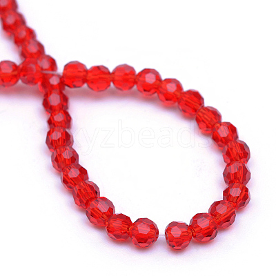 Transparent Glass Bead Strands LS-GLAA-R166-6mm-01D-1