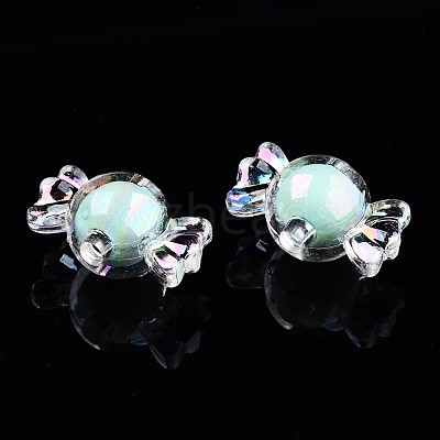 Transparent Acrylic Beads X-TACR-N011-002A-03-1