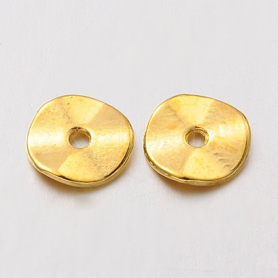 Tibetan Style Alloy Wavy Spacer Beads LS-K0NWF012-1