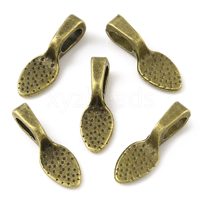 Alloy Glue-on Flat Pad Bails PALLOY-K005-01AB-1