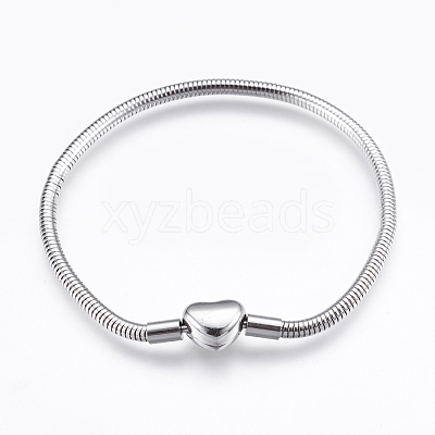 Tarnish Resistant 304 Stainless Steel European Style Chains Bracelet Making STAS-E428-10A-P-1