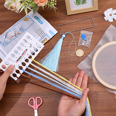 DIY Bookmarks Embroidery Starter Kit DIY-WH20816-004B-1