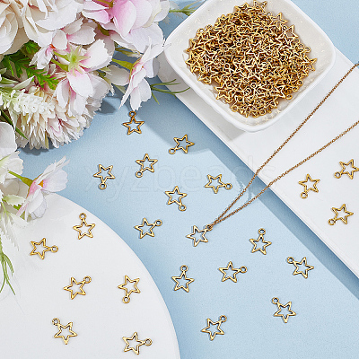 200Pcs Tibetan Style Alloy Charms FIND-ME0001-71AG-1