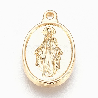 Brass Pendants KK-P150-09G-04-1
