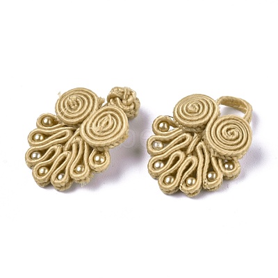 Handmade Chinese Frogs Knots Buttons Sets BUTT-WH0014-29H-1