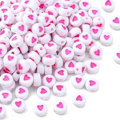 Opaque Acrylic Beads X2-MACR-N008-57F-1