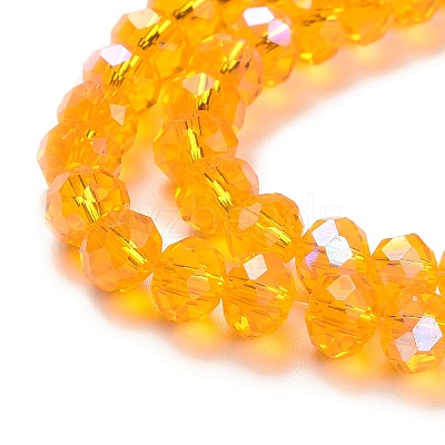 Electroplate Glass Beads Strands EGLA-A034-T1mm-L11-1