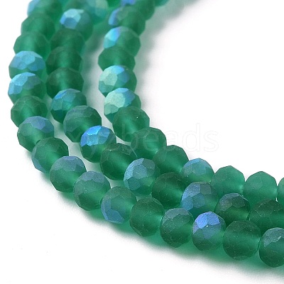 Transparent Glass Beads Strands EGLA-A034-T4mm-MB18-1