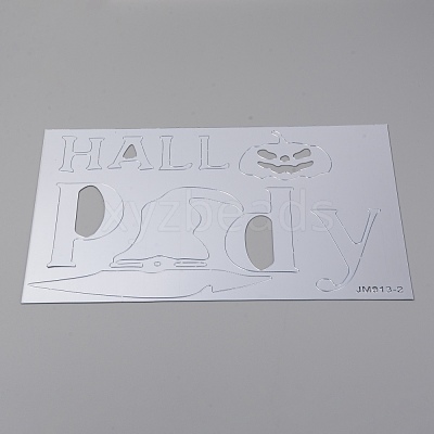 Halloween Theme Acrylic Self Adhesive Furniture Films DIY-WH0225-86-1