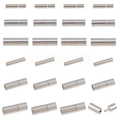 30Pcs 3 Styles Brass Bayonet Clasps KK-YW0004-52-1