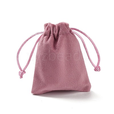 Velvet Jewelry Drawstring Storage Pouches ABAG-P013-02A-06-1