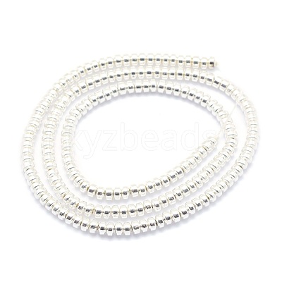 Electroplate Non-magnetic Synthetic Hematite Beads Strands G-L485-04A-S-1