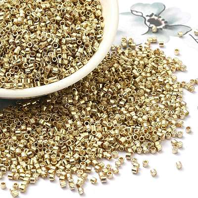 Electroplate Glass Seed Beads SEED-S042-01B-11-1