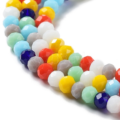 Glass Beads Strands EGLA-A034-M4mm-33-1