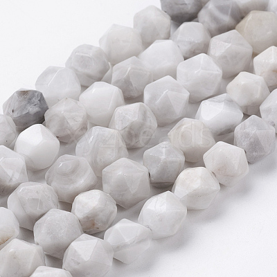 Natural White Crazy Lace Agate Beads Strands G-J376-14-10mm-1