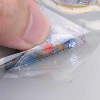 Epoxy Resin Sticker X-DIY-B009-06A-1