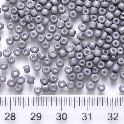12/0 Baking Paint Glass Round Seed Beads SEED-S036-01A-09-1