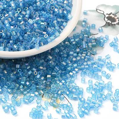 Transparent Colours AB Glass Seed Beads SEED-S042-19B-04-1