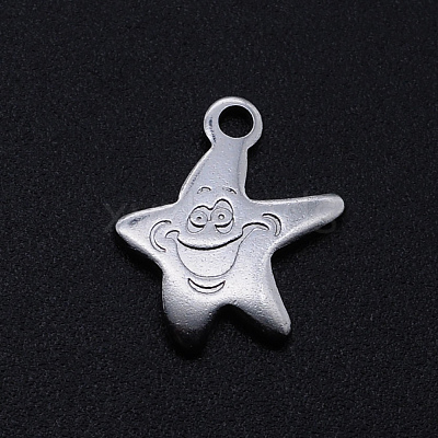 Tarnish Resistant 201 Stainless Steel Charms STAS-S105-T843-1