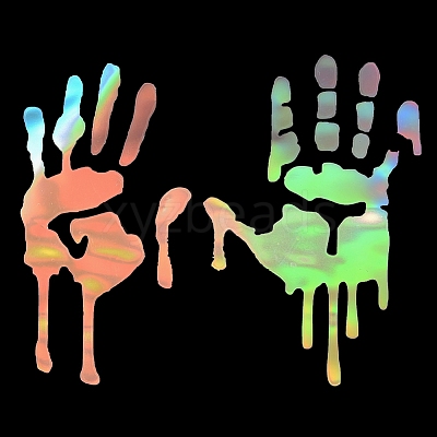 Car Decals- 1 Pcs Hand Car Hood Sticker ST-F711-1-1