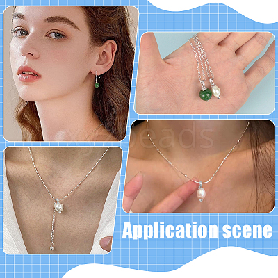 3Pcs 3 Style 925 Sterling Silver Rhinestone Pendant Bails FIND-ME0001-73-1