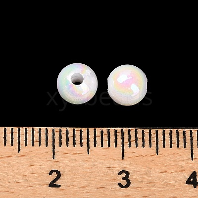 Opaque Acrylic Beads OACR-Z016-01B-01-1