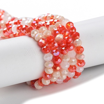 Glass Beads Strands EGLA-A034-M4mm-27-1