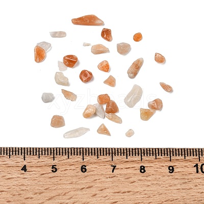 Natural Red Aventurine Chip Beads X-G-O103-01-1