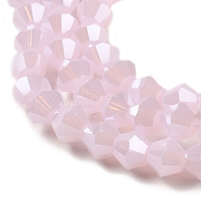 Imitation Jade Electroplate Glass Beads Strands EGLA-A039-J2mm-A02-1