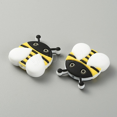 Food Grade Eco-Friendly Silicone Beads LS-SIL-WH0013-25E-1