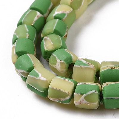 Handmade Polyester Clay Beads Strand CLAY-P001-03A-1
