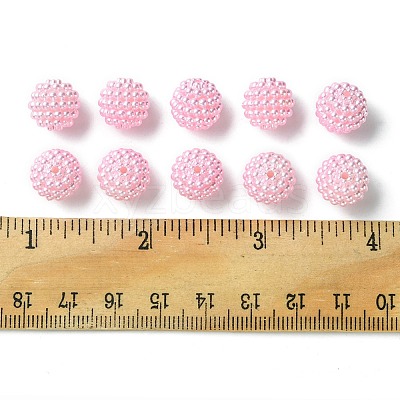 Imitation Pearl Acrylic Beads OACR-FS0001-45H-1
