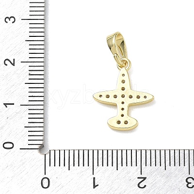 Brass with Crystal Rhinestone Pendants RB-CBA6830-08G-1
