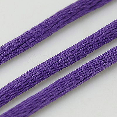 Nylon Satin Rattail Cords NWIR-A003-08-1
